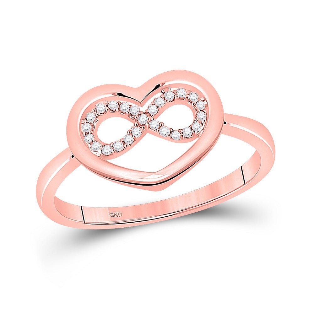Eternal Love Diamond Heart Ring - Splendid Jewellery