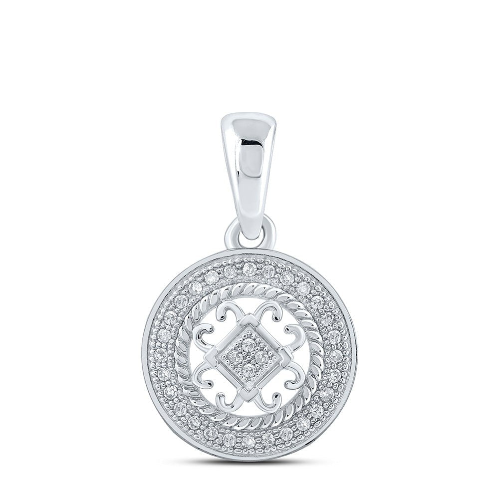 Eternal Sparkle Diamond Circle Pendant - Splendid Jewellery