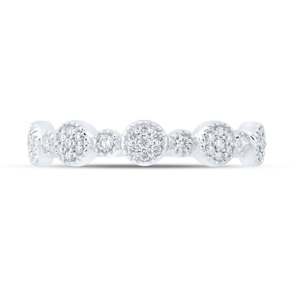 Ethereal Diamond Elegance Stackable Band - Splendid Jewellery