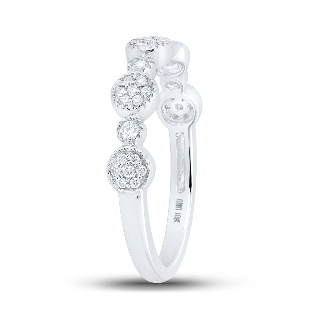 Ethereal Diamond Elegance Stackable Band - Splendid Jewellery