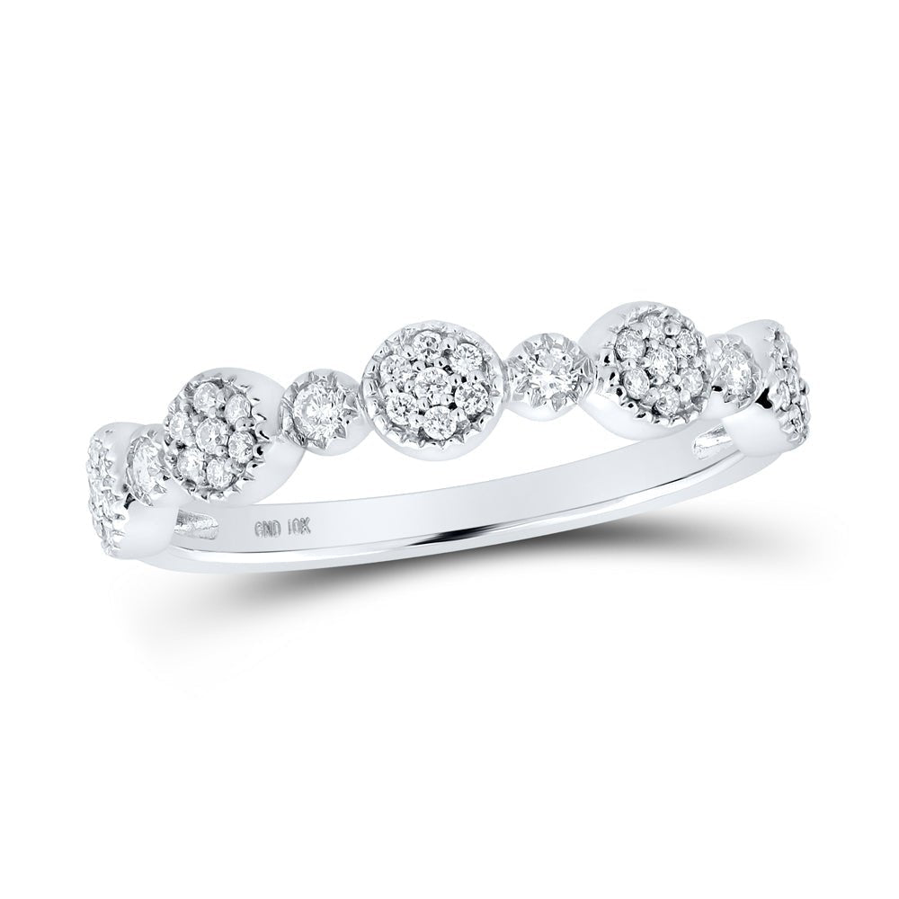 Ethereal Diamond Elegance Stackable Band - Splendid Jewellery