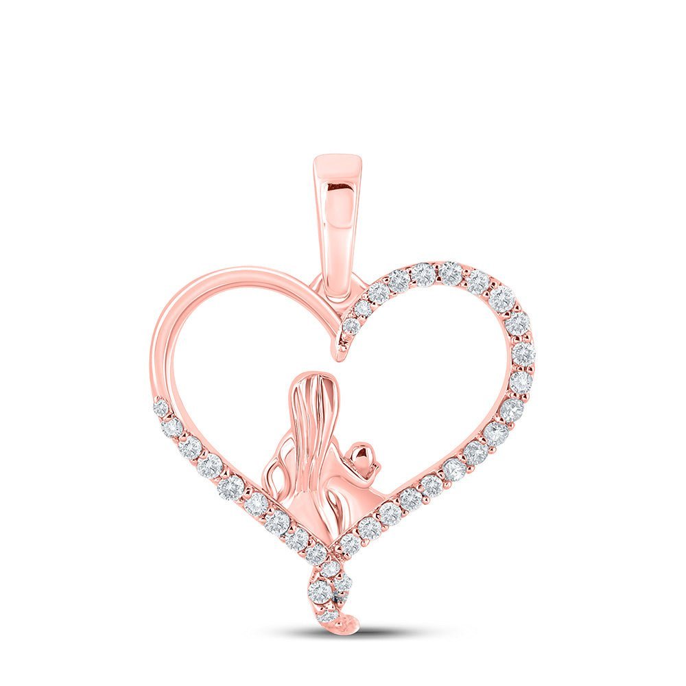 Heart of Love Diamond Pendant - Splendid Jewellery
