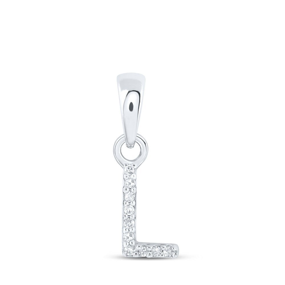 Luminous Love Diamond Initial Pendant - Splendid Jewellery
