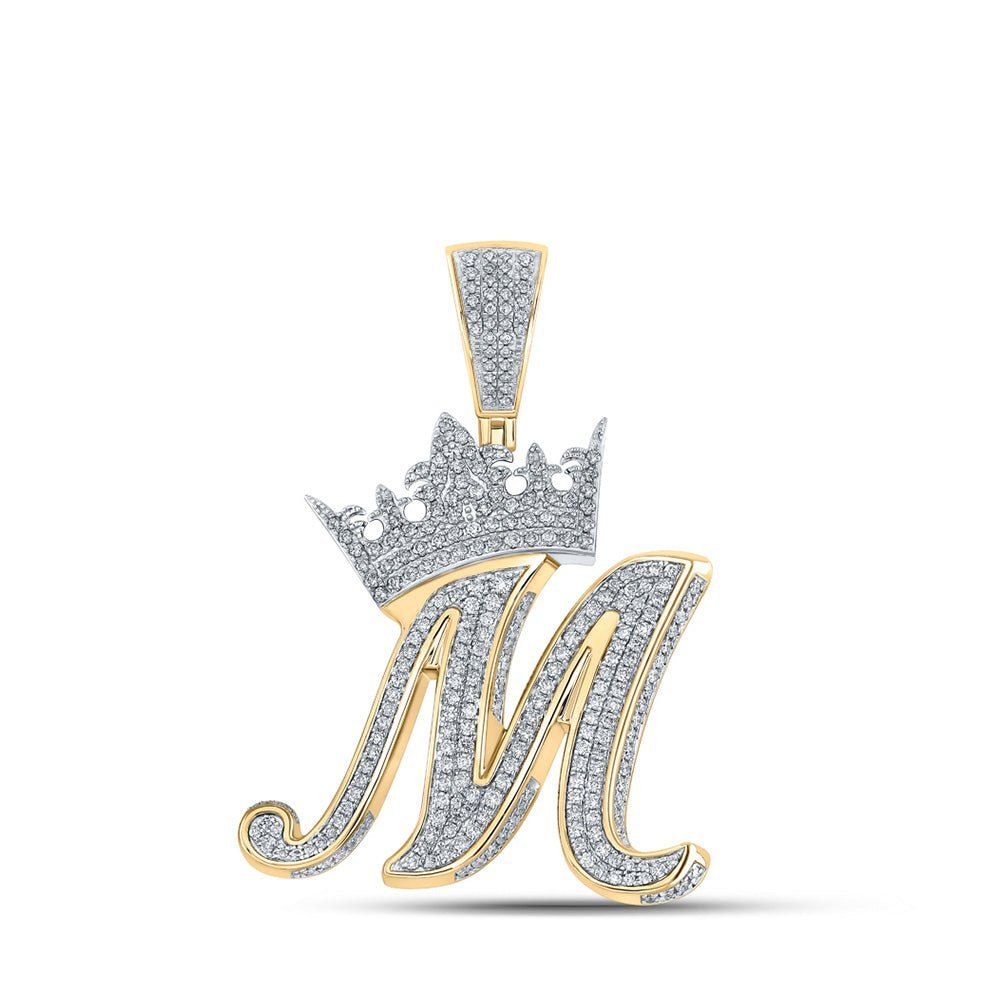 Men's Royal Crown Diamond Pendant - Splendid Jewellery