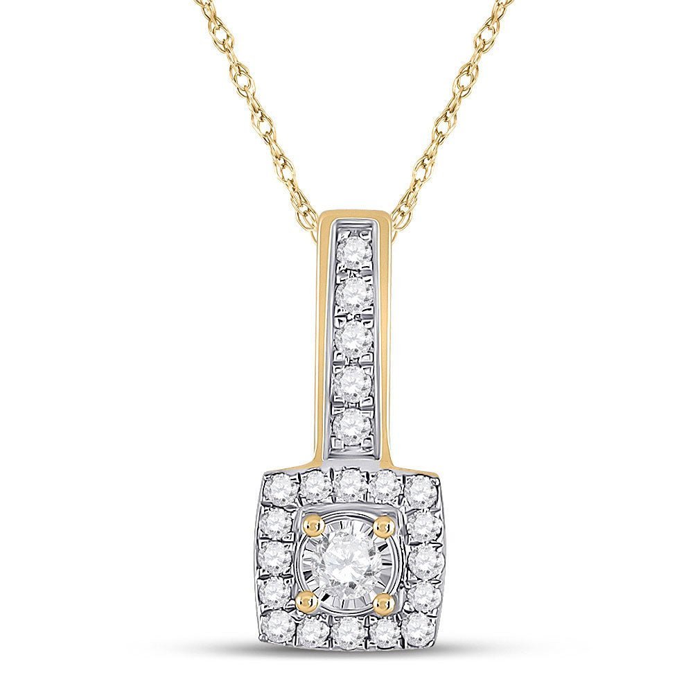 Radiant Brilliance Diamond Pendant - Splendid Jewellery