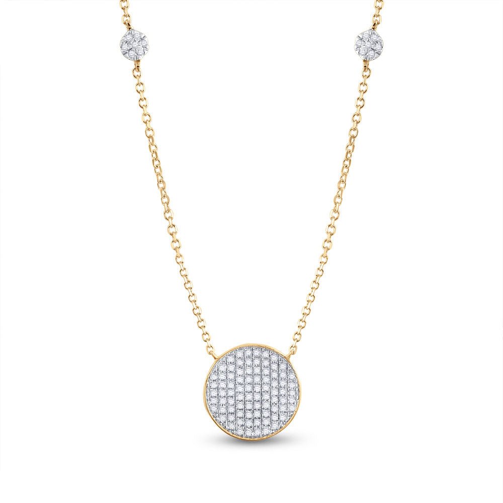 Radiant Circle of Brilliance Necklace - Splendid Jewellery
