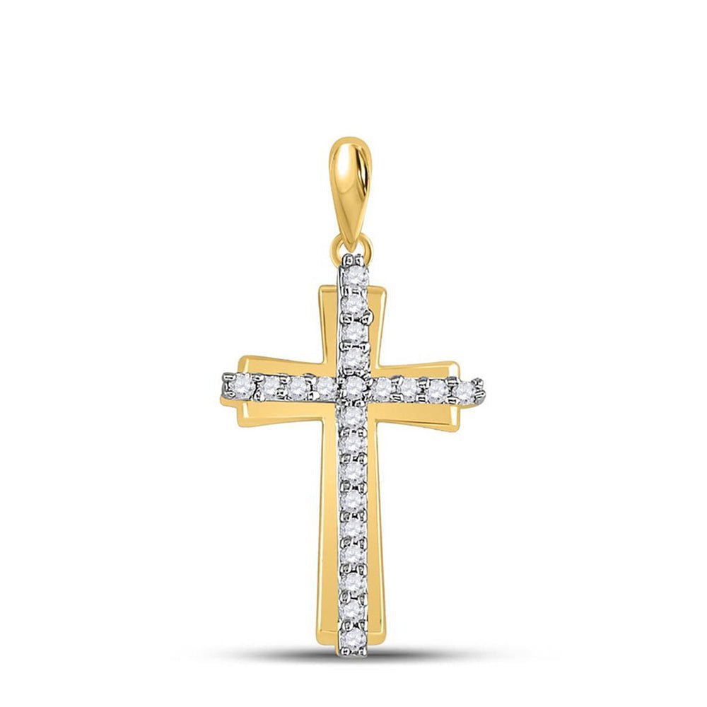 Radiant Faith Diamond Cross Pendant - Splendid Jewellery