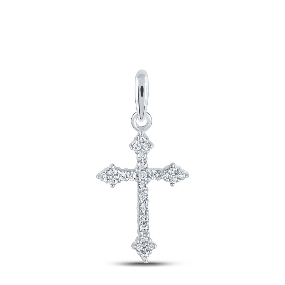 Radiant Faith Diamond Cross Pendant - Splendid Jewellery