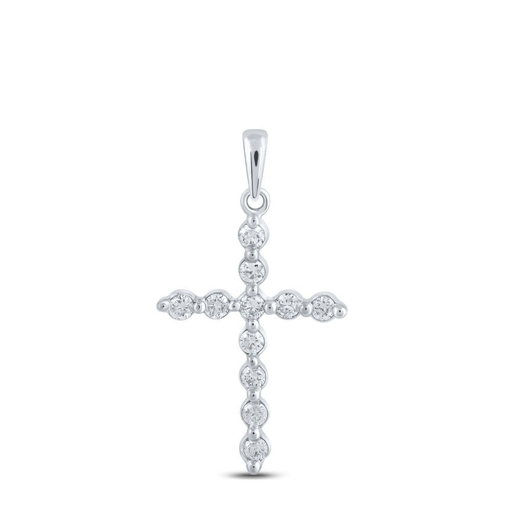 Radiant Faith Diamond Cross Pendant - Splendid Jewellery