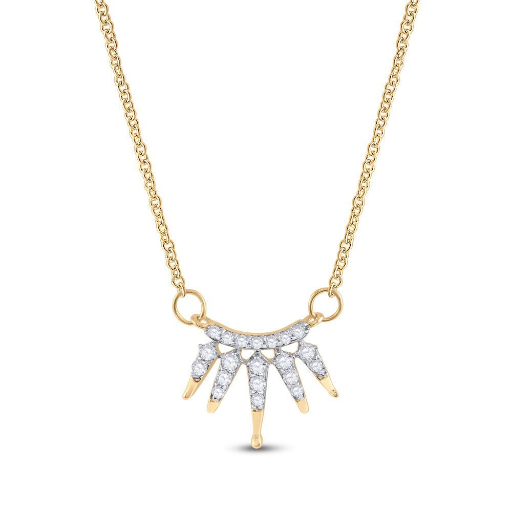 Radiant Glow Diamond Pendant Necklace - Splendid Jewellery