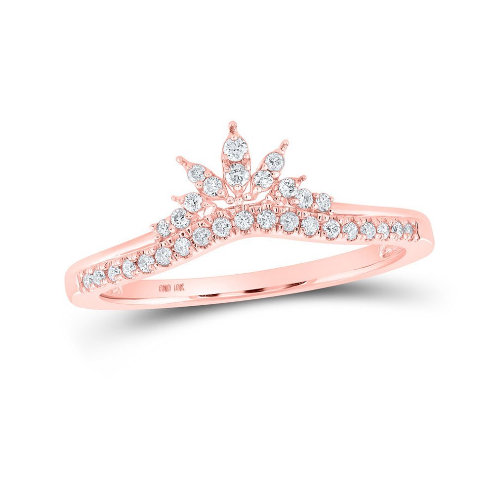 Radiant Love 10kt Rose Gold Diamond Enhancer Wedding Band - Splendid Jewellery