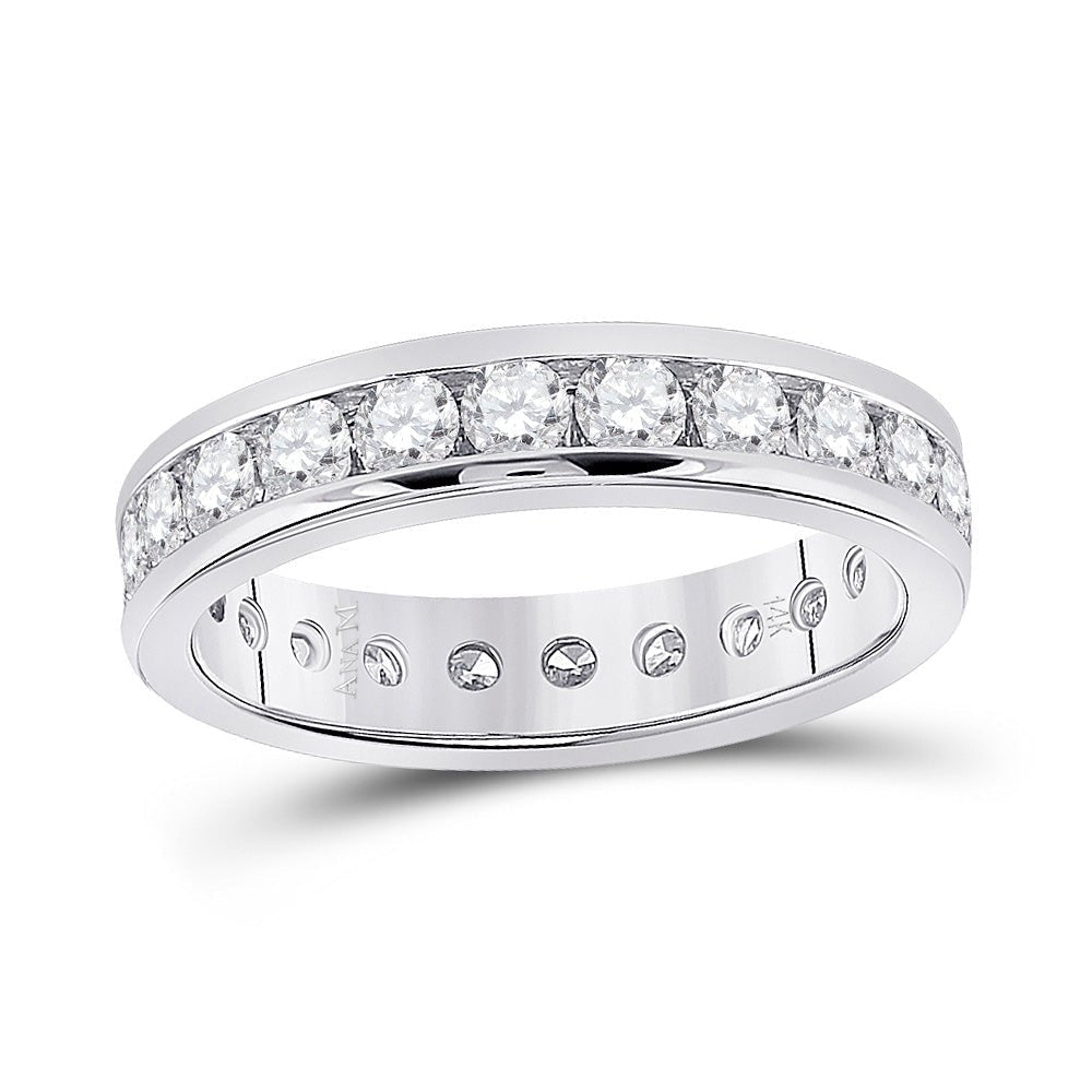 Radiant Love 2 Carat Diamond Eternity Wedding Band in 14kt White Gold - Splendid Jewellery
