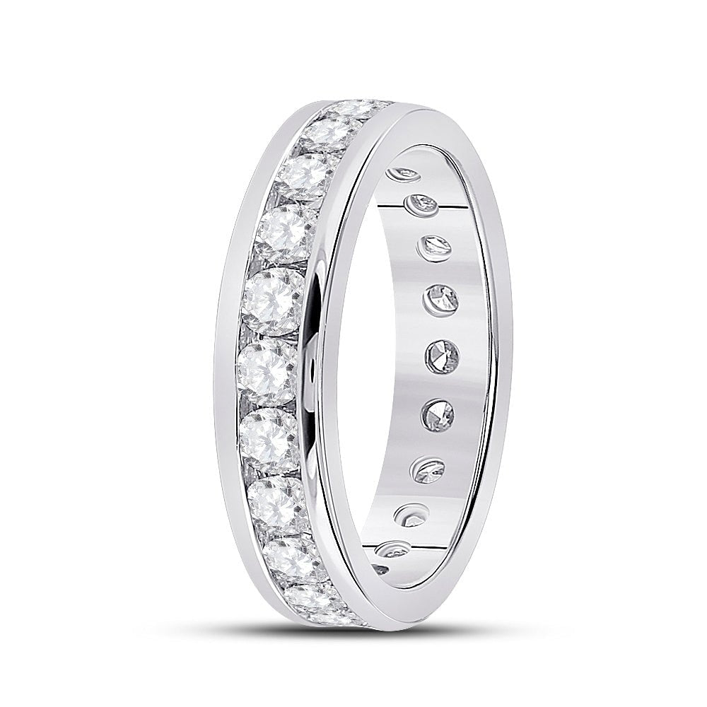 Radiant Love 2 Carat Diamond Eternity Wedding Band in 14kt White Gold - Splendid Jewellery