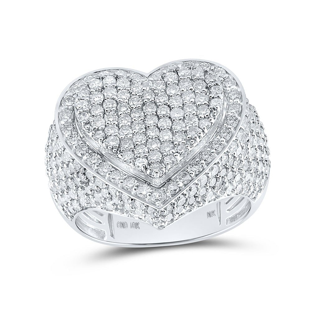 Radiant Love Diamond Heart Ring - Splendid Jewellery