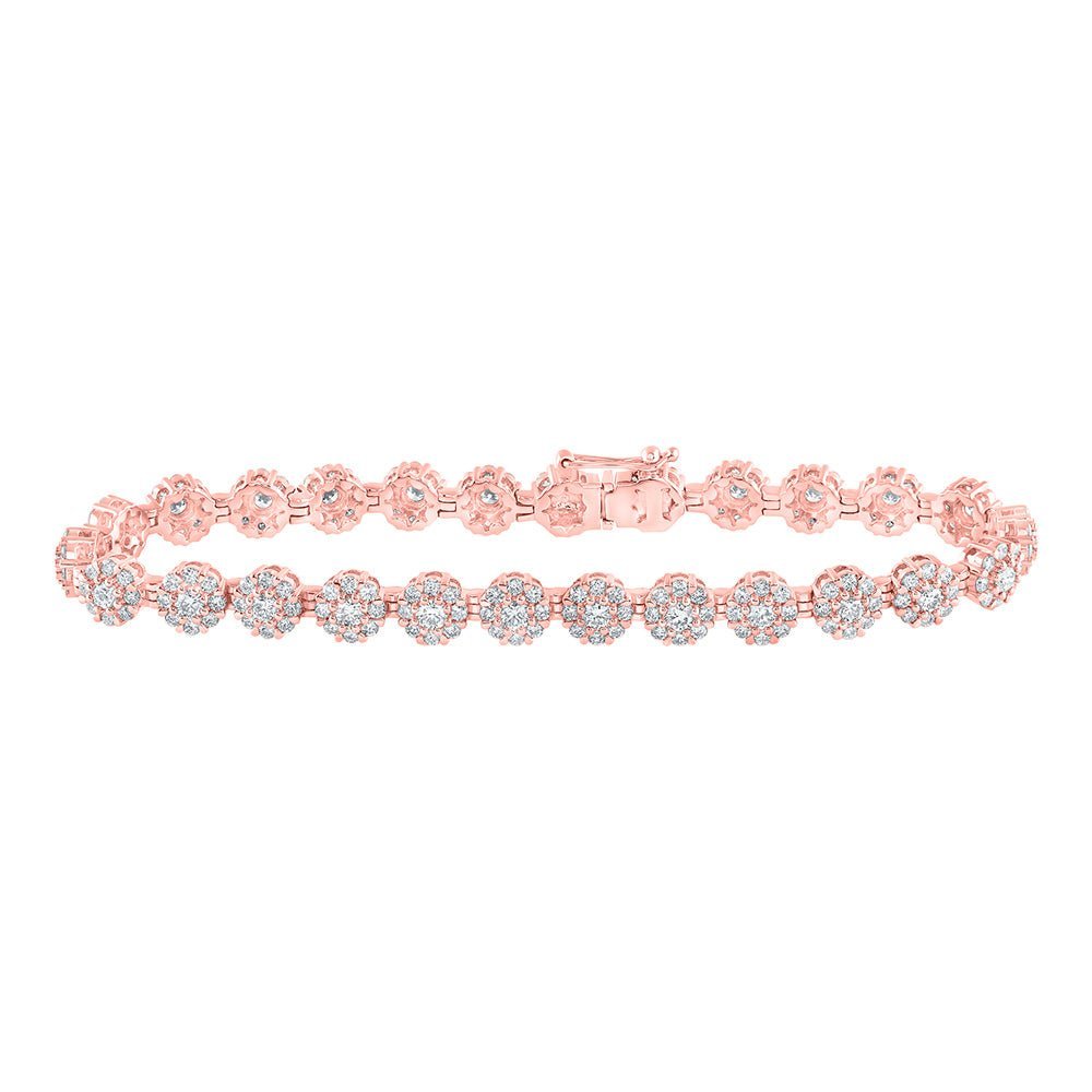 Radiant Rose Gold Diamond Fashion Bracelet - 4 - 3/4 Cttw - Splendid Jewellery