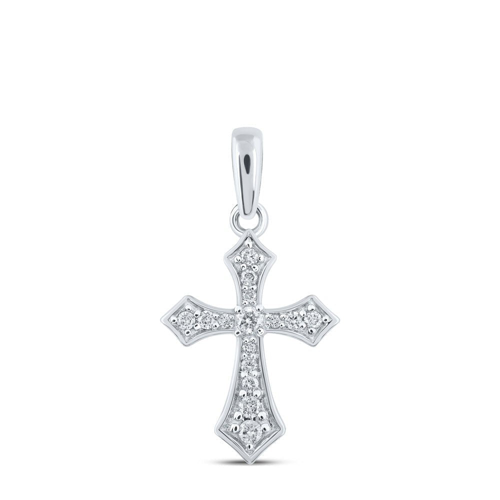 Radiant Spirit Diamond Cross Pendant - Splendid Jewellery