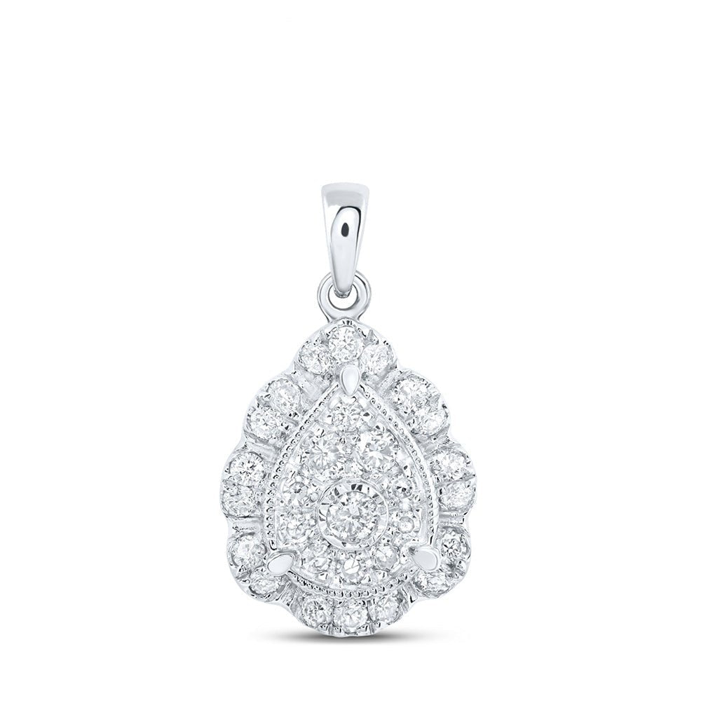 Radiant Tears Diamond Pendant - Splendid Jewellery