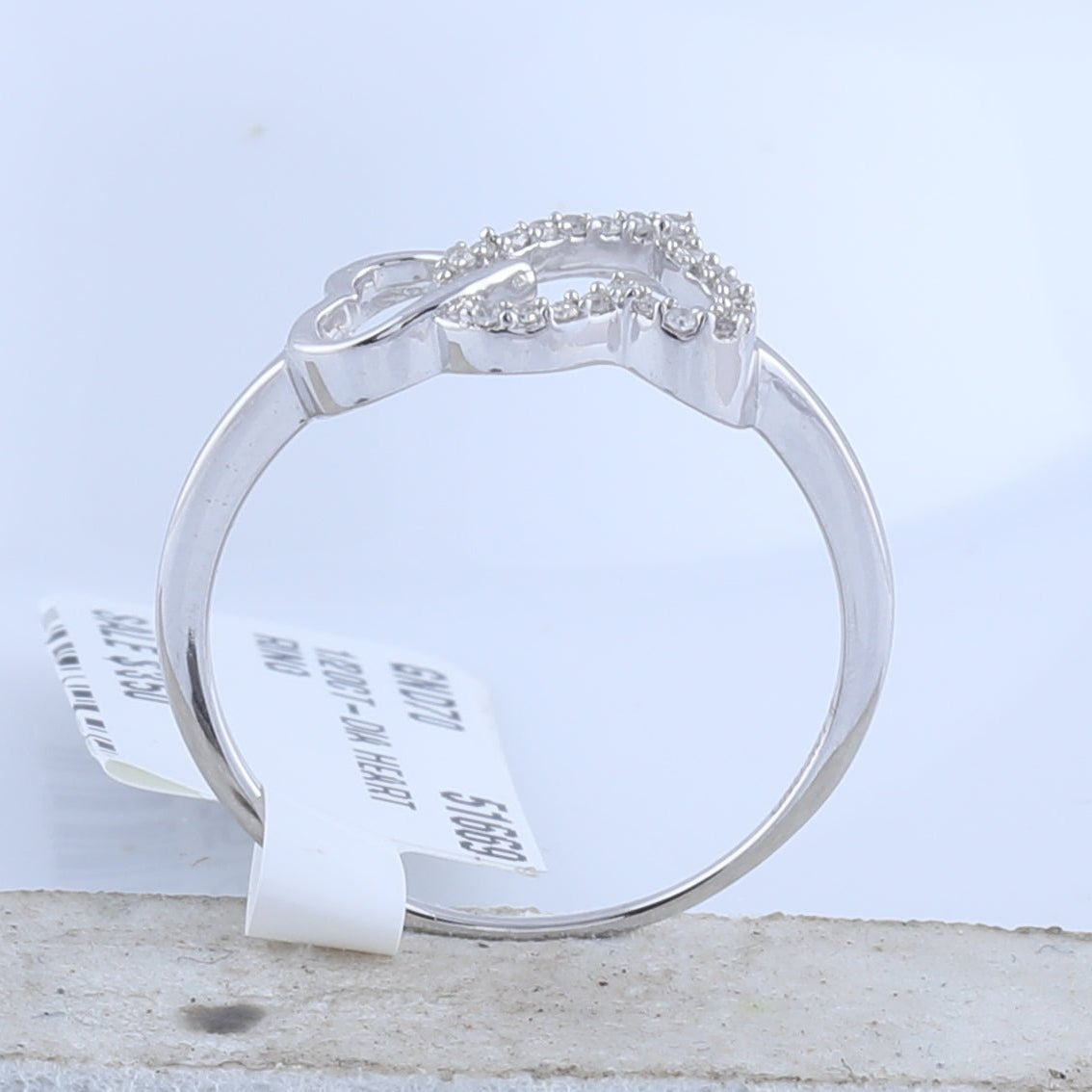 Romantic Love Diamond Heart Ring - Splendid Jewellery