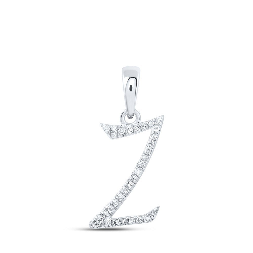 Sparkling Diamond Initial & Letter Pendant - Splendid Jewellery