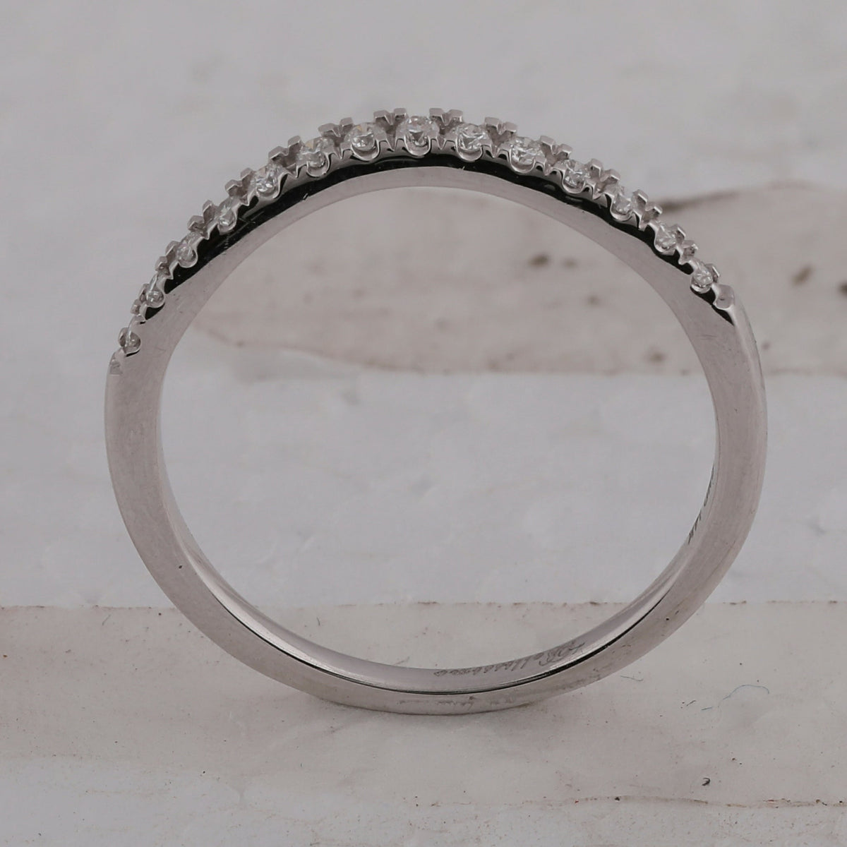 Sparkling Halo Diamond and Sapphire Bridal Wedding Ring Set - Splendid Jewellery