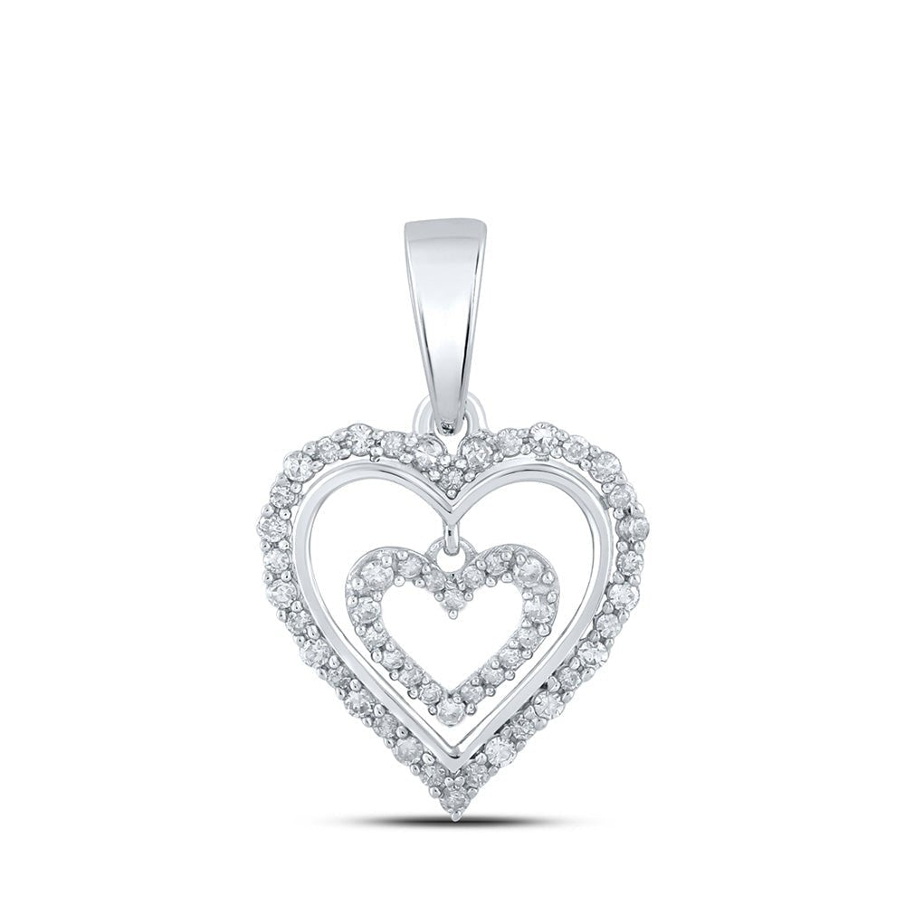 Sparkling Love Affair Diamond Pendant - Splendid Jewellery