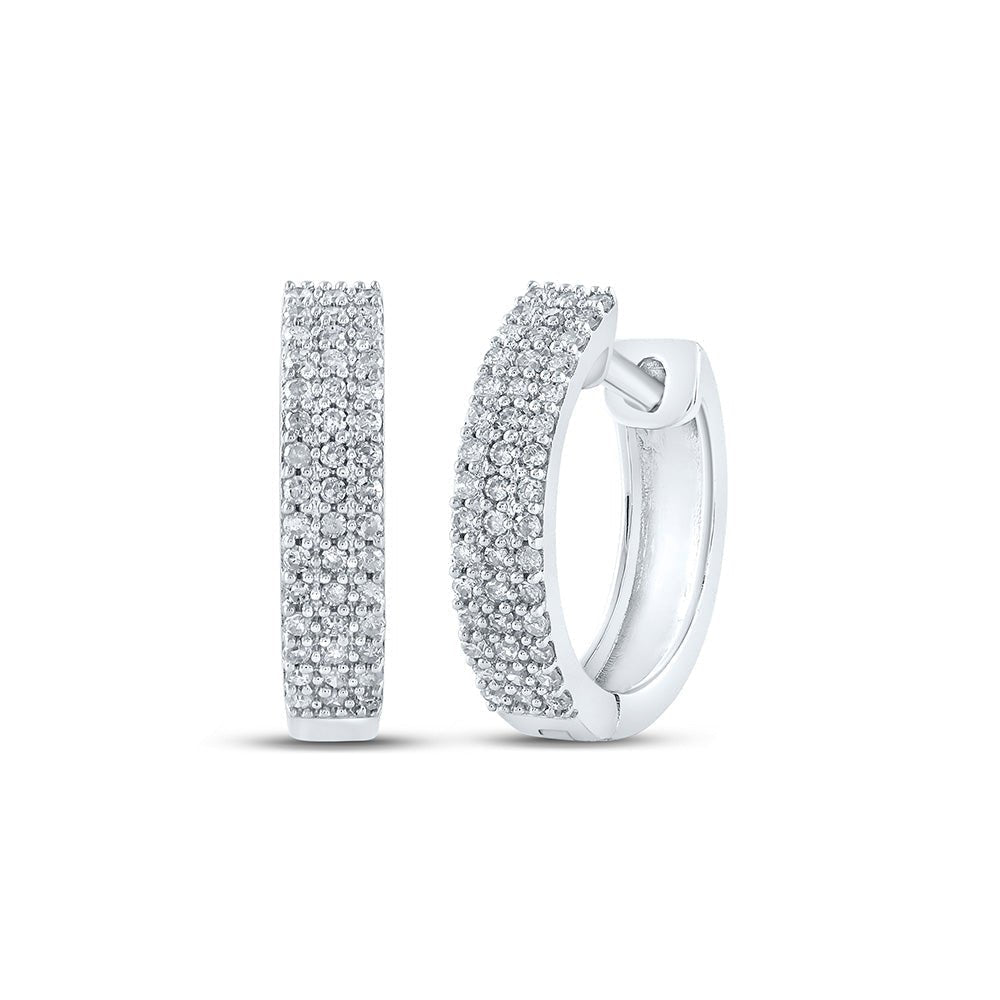 Splendid Jewellery's Dazzling Diamond Hoop Earrings - Splendid Jewellery