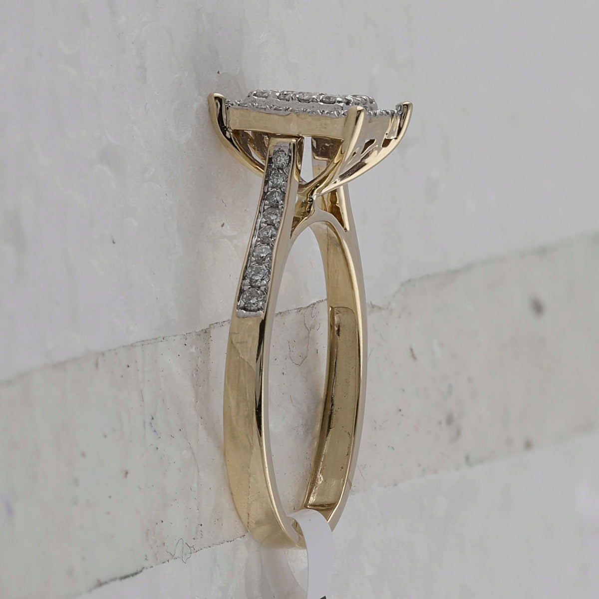 Yellow Diamond Square Brilliance Ring - Splendid Jewellery