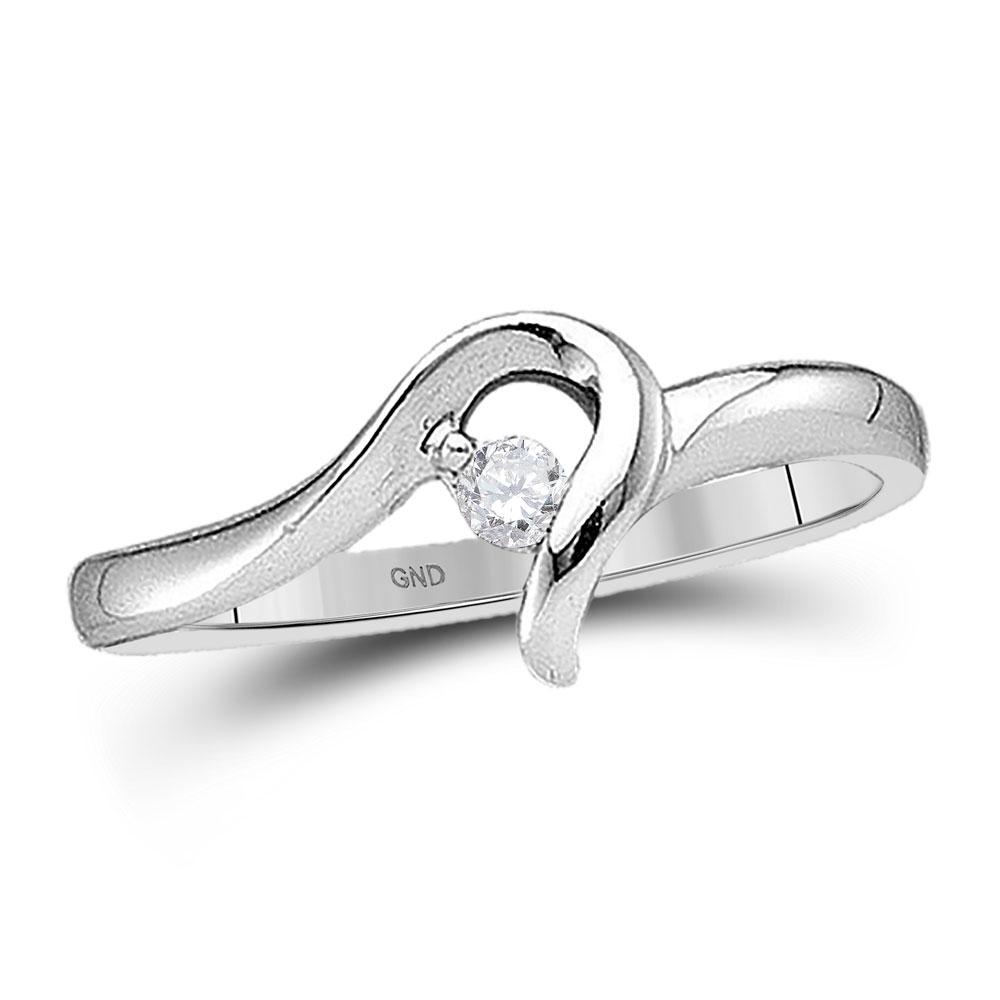 10kt White Gold Sparkling Diamond Promise Ring | Splendid Jewellery - Splendid Jewellery