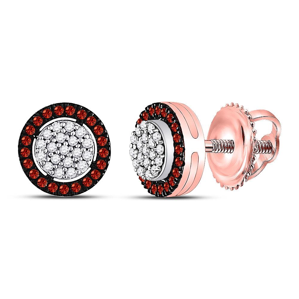 Captivating Crimson Cluster Earrings - Splendid Jewellery