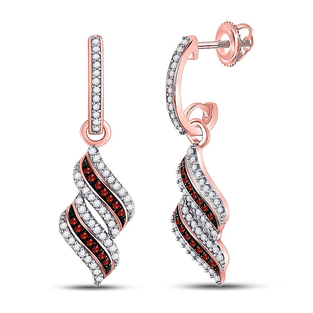 Captivating Crimson Sparkle Earrings - Splendid Jewellery