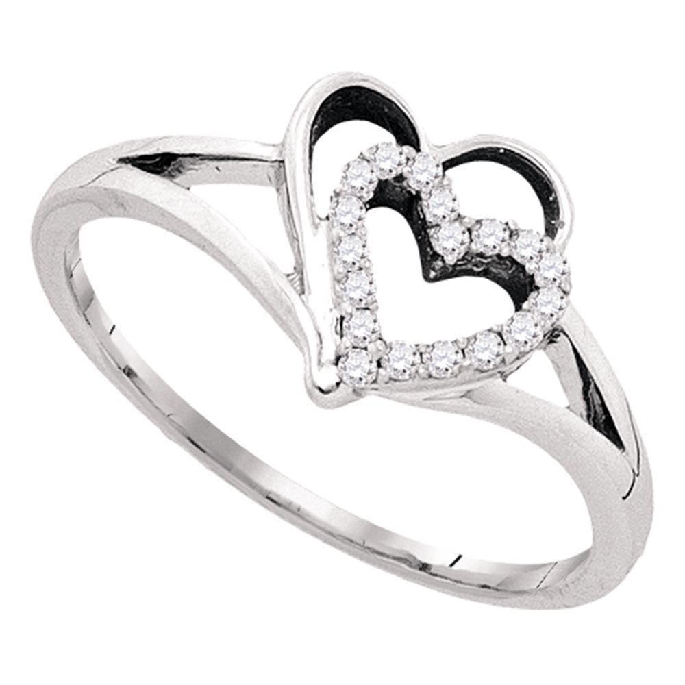 Captivating Love's Embrace Diamond Heart Ring - Splendid Jewellery