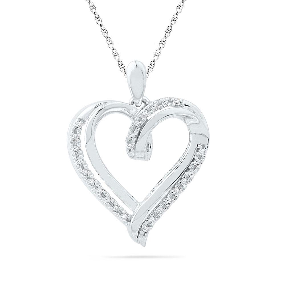 Captivating Love's Embrace Diamond Pendant - Splendid Jewellery