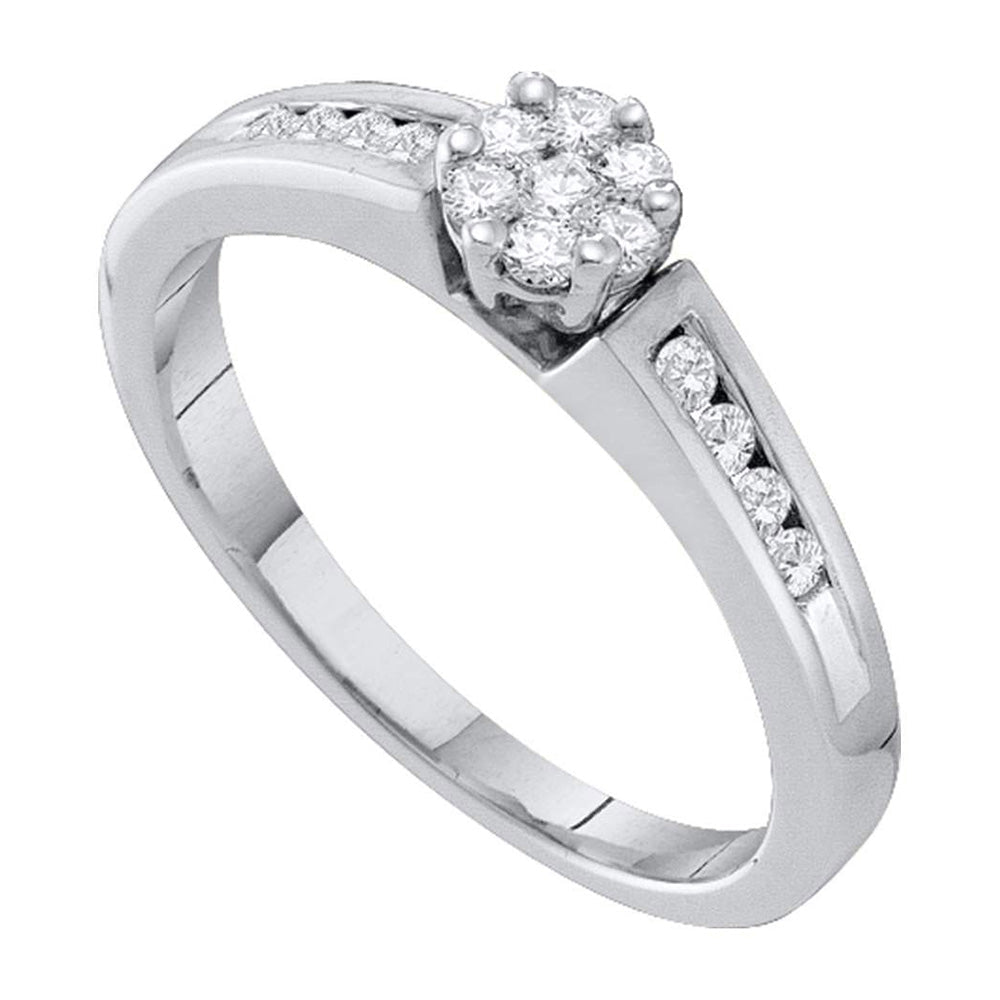 Enchanting Blossom Diamond Cluster Ring - Splendid Jewellery