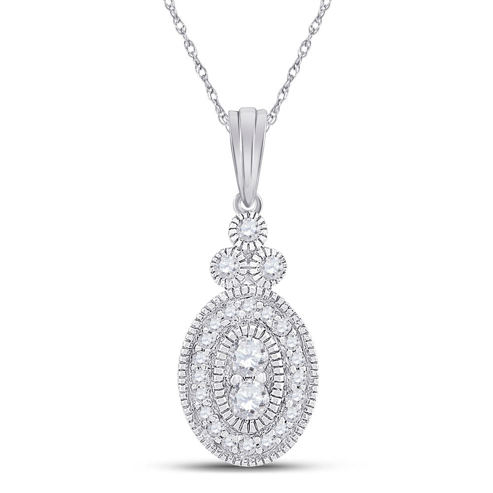 Enchanting Love Story Diamond Pendant - Splendid Jewellery