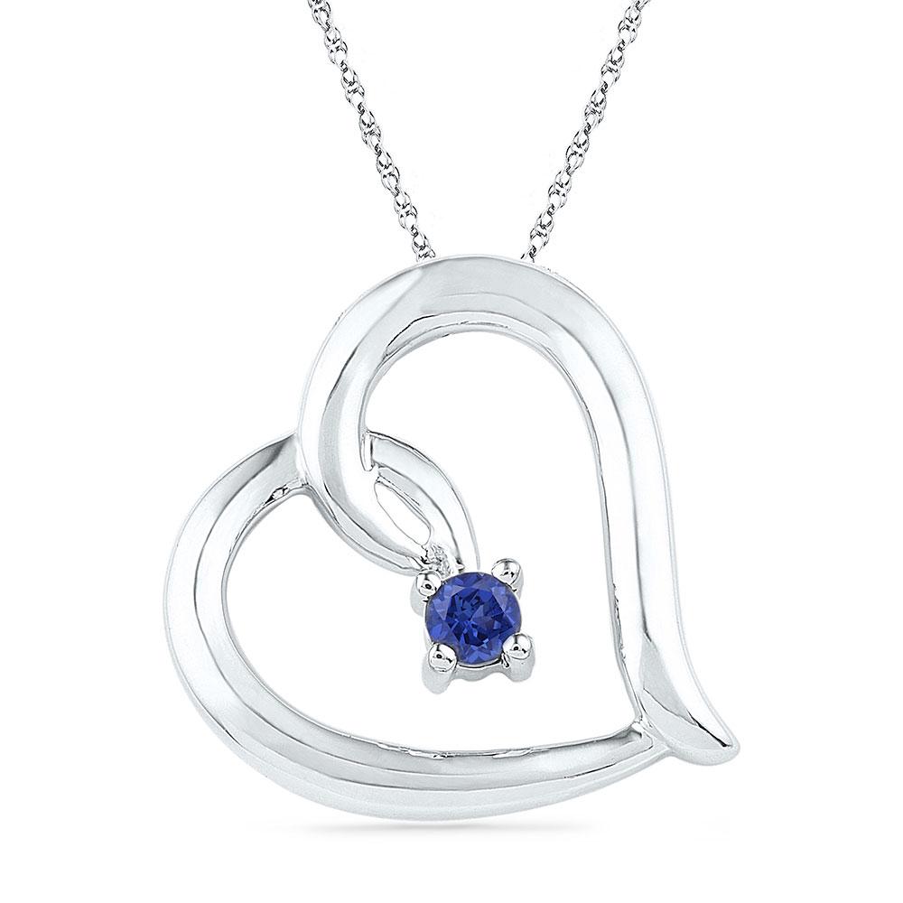 Enchanting Love's Sapphire Pendant - Splendid Jewellery