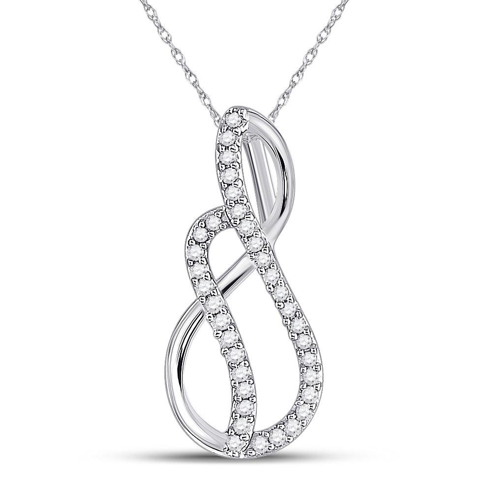 Eternal Love Diamond Infinity Pendant - Splendid Jewellery