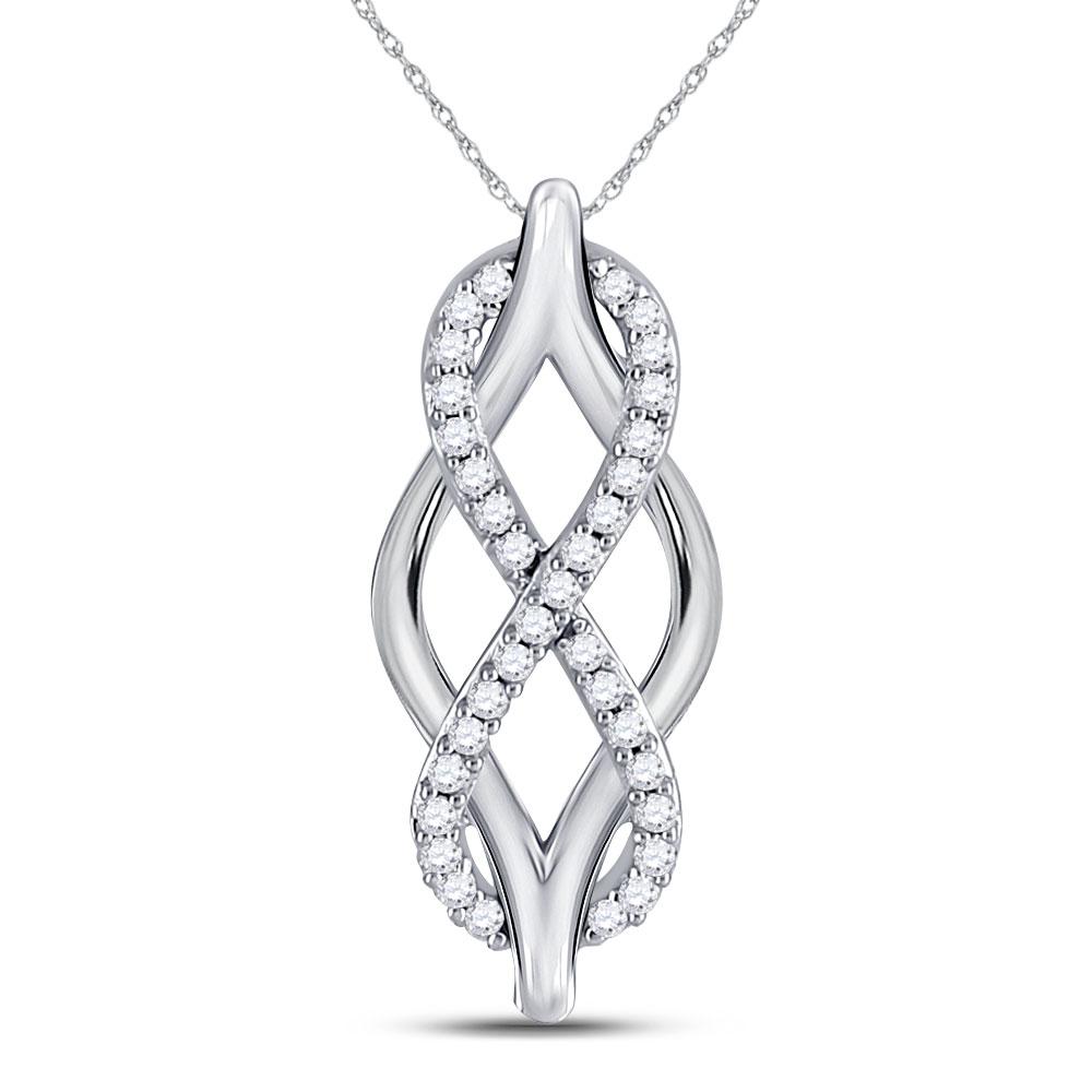 Eternal Love Diamond Infinity Pendant - Splendid Jewellery