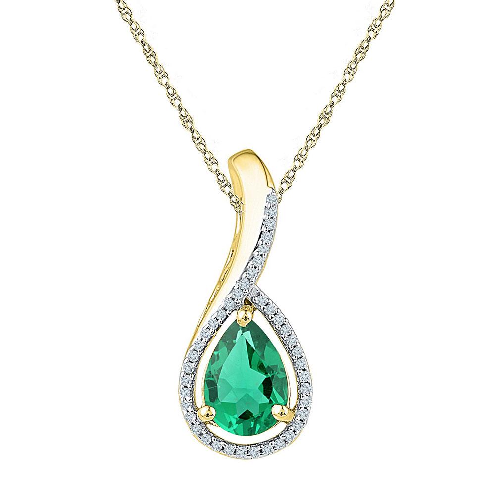 Radiant Emerald Dreams Pendant - Splendid Jewellery