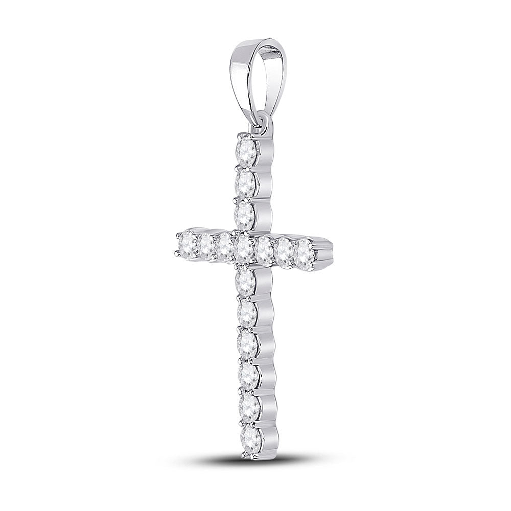 Radiant Faith Diamond Cross Pendant - Splendid Jewellery