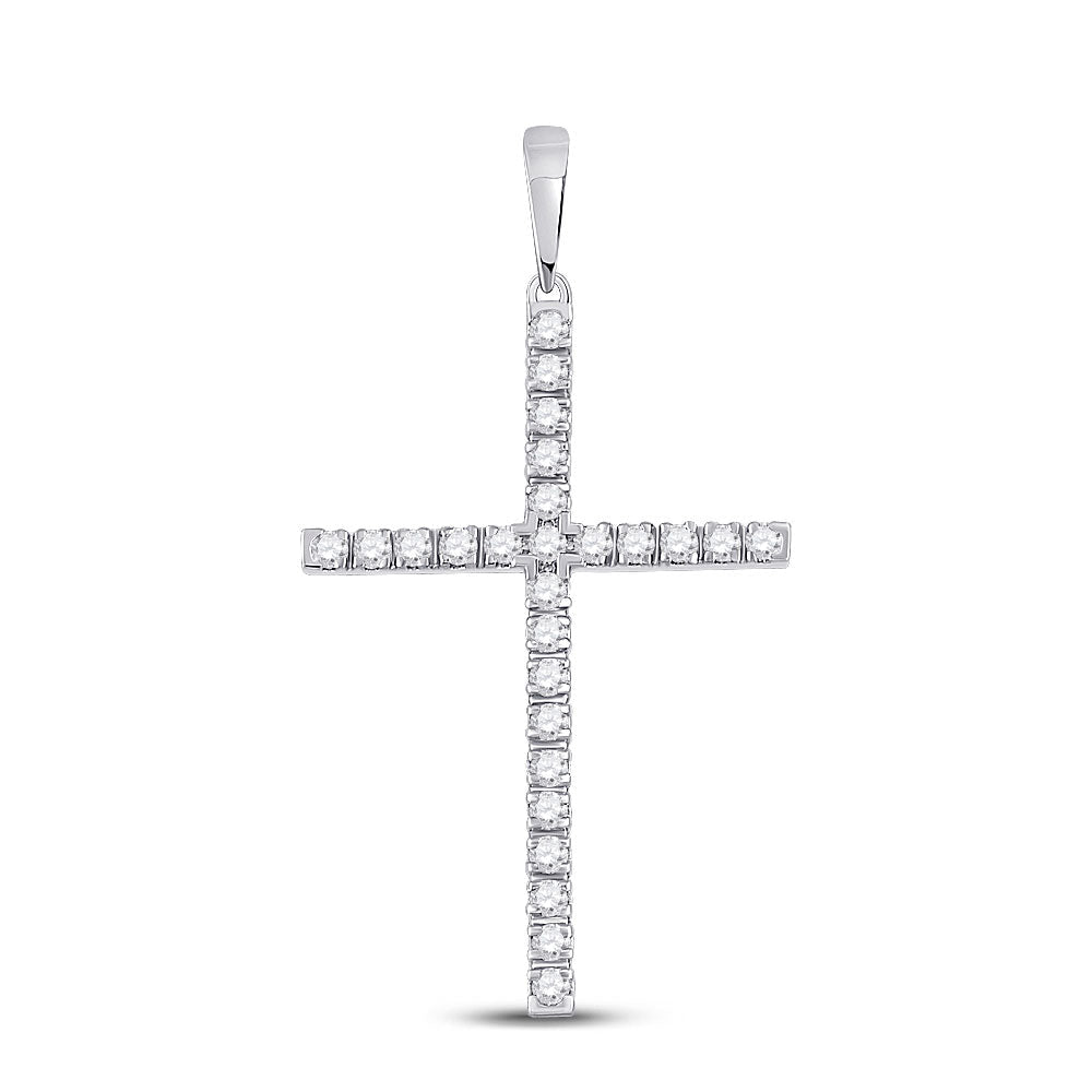 Radiant Grace Diamond Cross Pendant - Splendid Jewellery