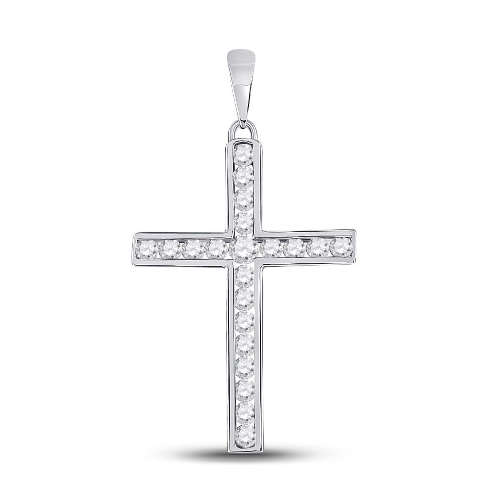 Radiant Spirit Diamond Cross Pendant - Splendid Jewellery
