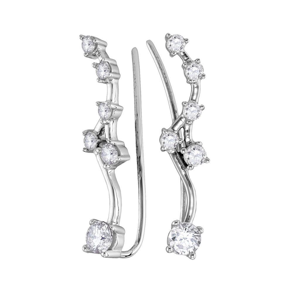 Sparkling Diamond Cascade Earrings - Splendid Jewellery