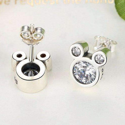 Sparkling Stud Earrings With Cubic Zirconia Crystal - Silver Jewellery - Best Gift for Her - Splendid Jewellery