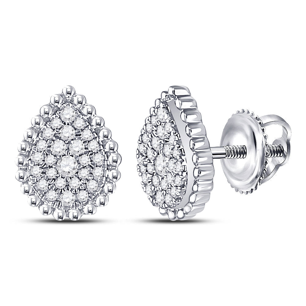 Splendid Jewellery's Diamond Teardrop Elegance Earrings - Splendid Jewellery
