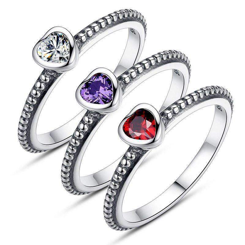 Superb Silver Love Heart Ring - Best Gift for Her - Limited Supply - Splendid Jewellery