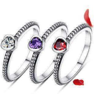 Superb Silver Love Heart Ring - Best Gift for Her - Limited Supply - Splendid Jewellery