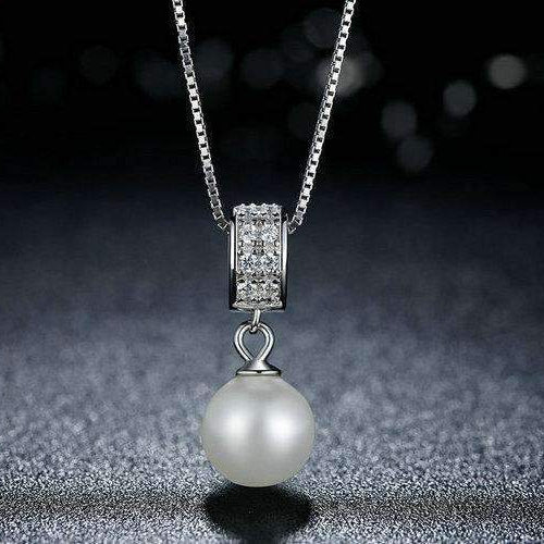 Tantalizing Flawless Pearl Pendant Necklace - Limited Supply - Splendid Jewellery
