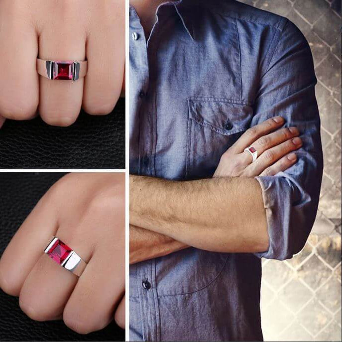 Unique Pigeon Blood Ruby Ring - Splendid Jewellery