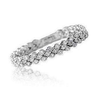 Zircon Crystal Sterling Silver Bracelet - Splendid Jewellery