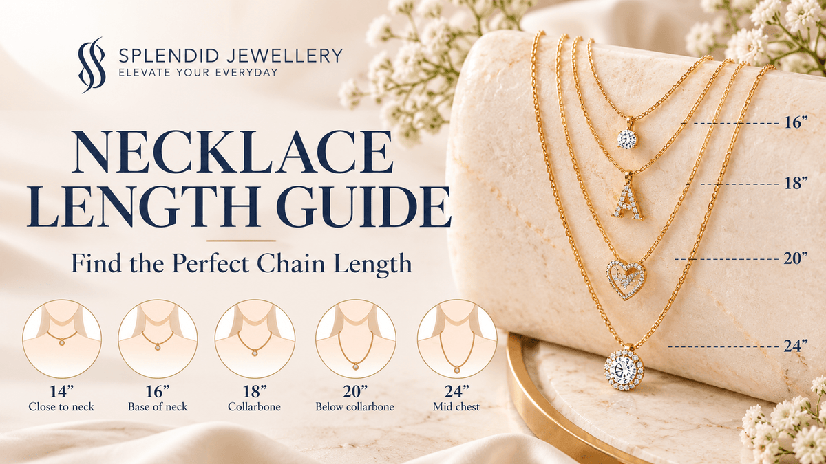 Necklace Length Guide: Find the Perfect Chain Length - Splendid Jewellery